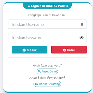 Register PGRI Padang Lawas - Persatuan Guru Republik Indonesia Cabang Padang Lawas